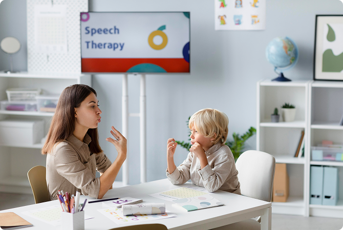 Speech therapy