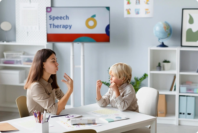 Speech therapy