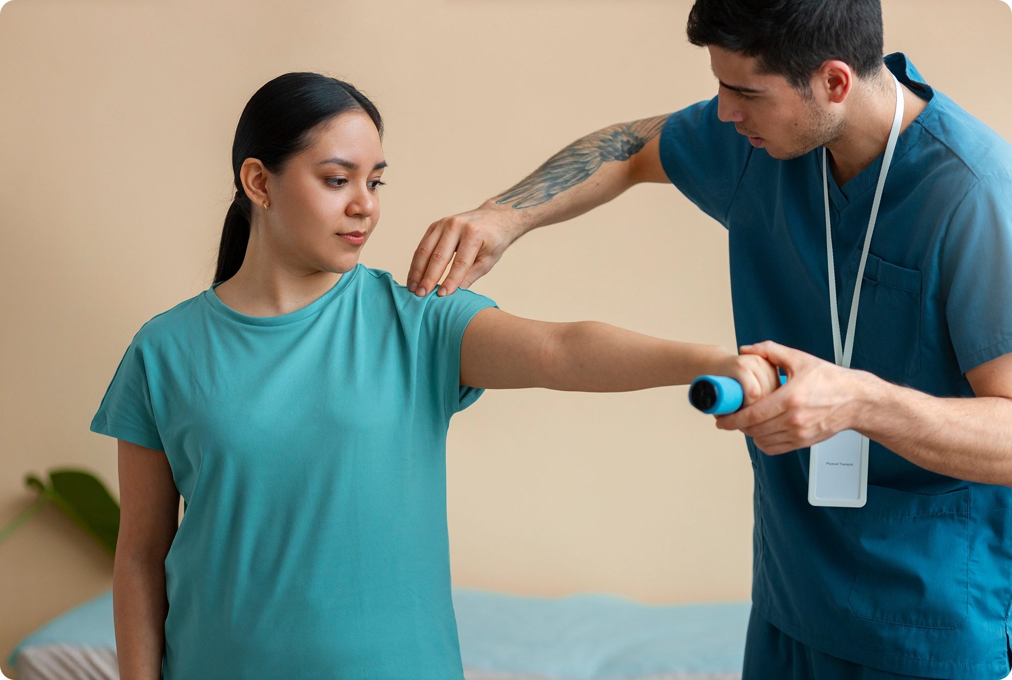 Shoulder pain and inflammation and physical therapy