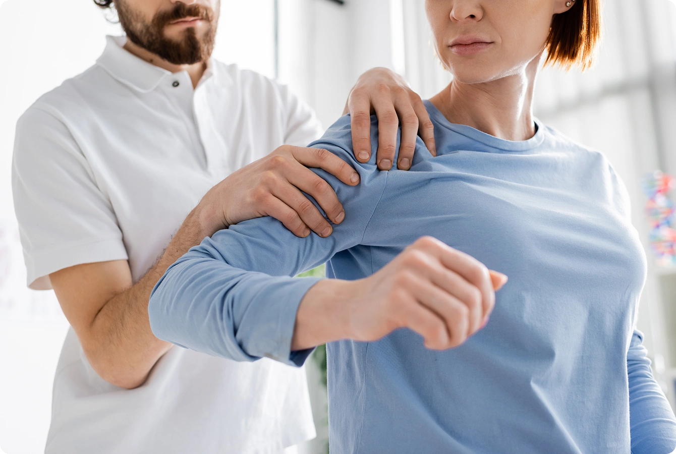 Shoulder injury and trauma and physical therapy