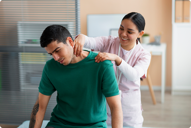 Neck pain and physical therapy